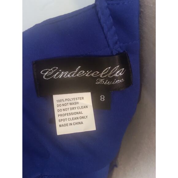 Cinderella Divine Formal Blue Dress - Picture 6 of 8